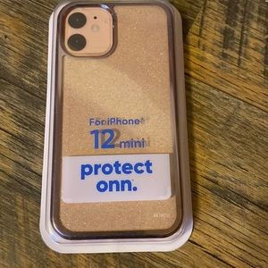 NWT glitter phone case iPhone 12 mini